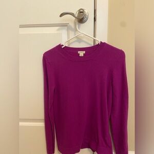 Purple J Crew Sweater